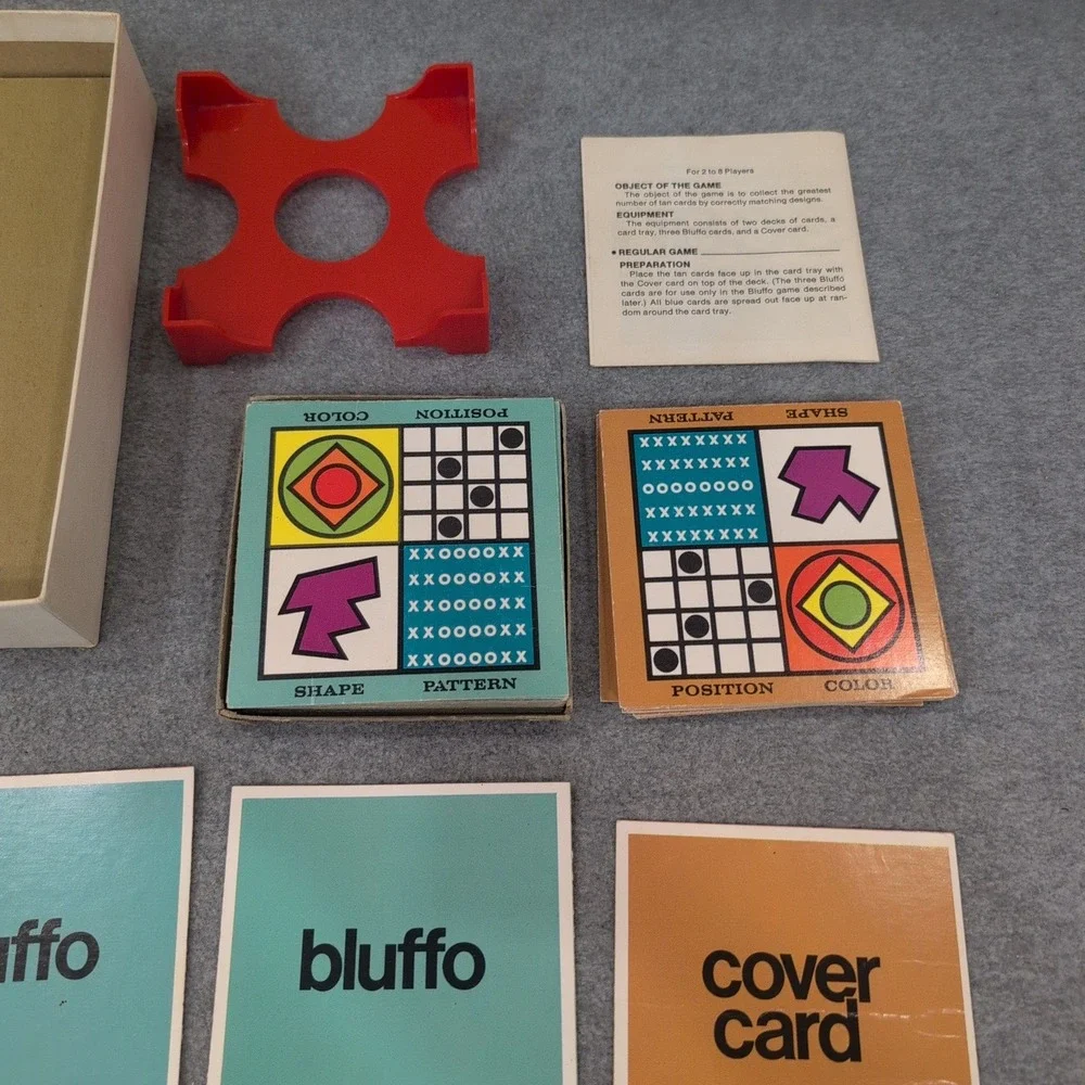 Vintage 1970 Parker Brothers Scan Split-Second Matching Game Retro Board Game - Picture 3 of 5